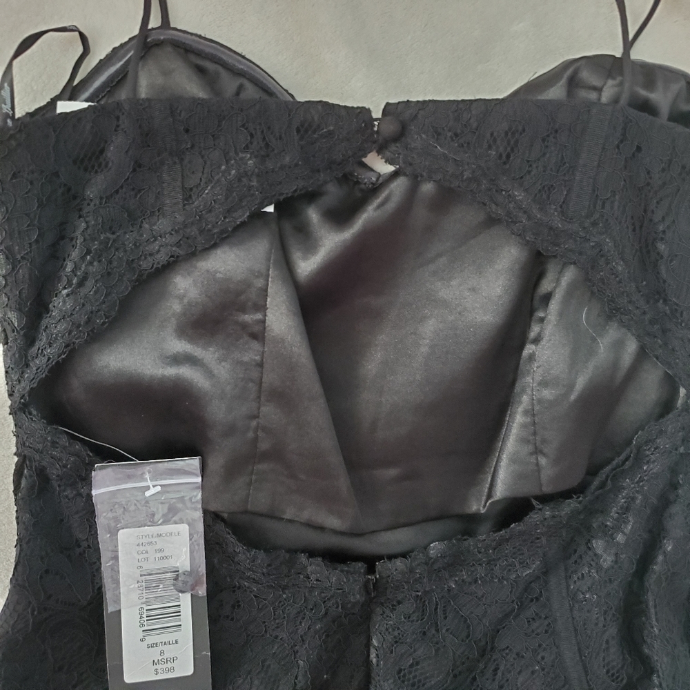NEW Monique Lhuillier Lace Cutout Dress - Picture 5 of 7